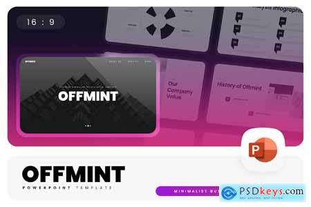 Offmint  Minimalist Business PowerPoint Template