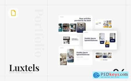 Luxtels  Hotel PowerPoint Template