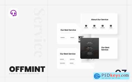 Offmint  Minimalist Business PowerPoint Template