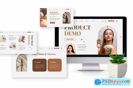 Product Demo - Skincare Powerpoint Templates