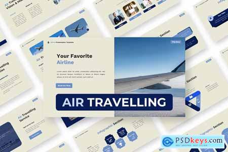 Air Travelling - Airline Powerpoint Templates