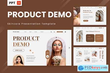 Product Demo - Skincare Powerpoint Templates