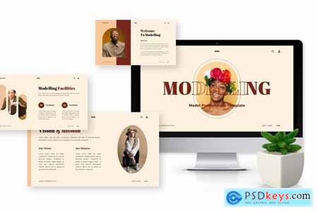 Modelling - Model Powerpoint Templates