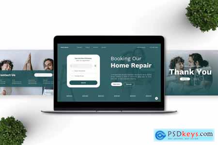 Home Repair - Home Service Powerpoint Templates