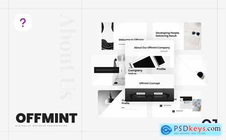 Offmint  Minimalist Business PowerPoint Template