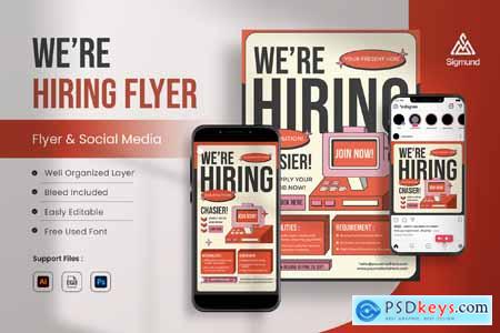 We're Hiring Flyer