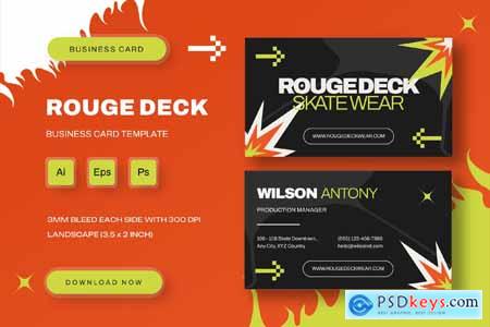 Rouge Deck - Business Card