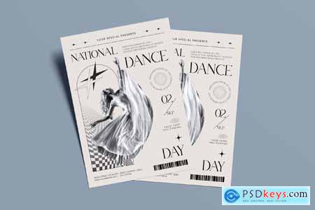 National Dance Day Flyer K6D2FP4