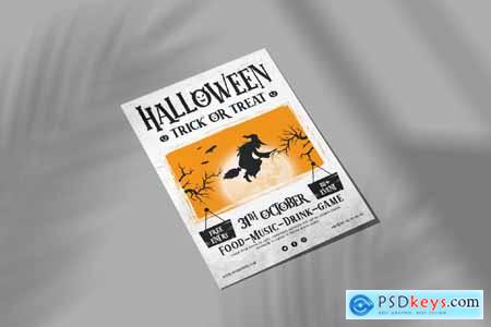 Happy Halloween Flyer Templates ZMZUD4A