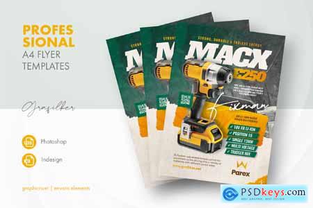 Drill Machine Flyer Templates