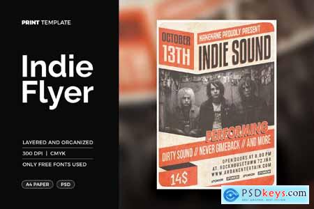 Indie Flyer Poster Template L4HJ9WL