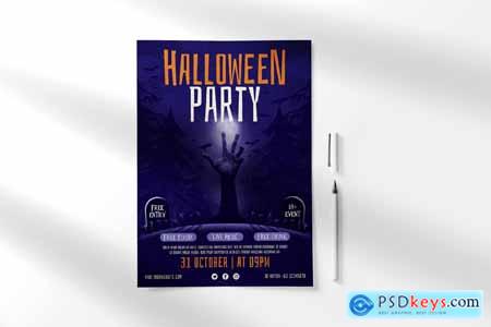 Happy Halloween Flyer Templates FPK28JD