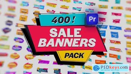 Animated Sale Banners Pack for Premiere Pro 54090327