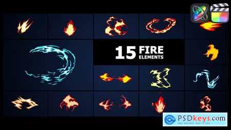 Fire Elements FCPX 53796089