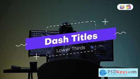 Dash Titles Lower Thirds for FCPX 53762245