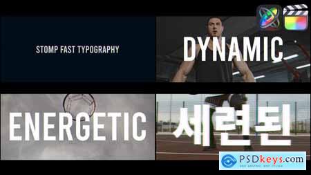 Stomp Fast Typography for FCPX 53797501