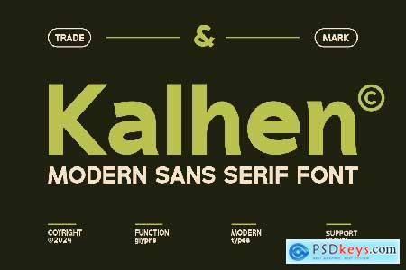 Kalhen - Modern Sans Serif Font