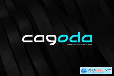 Cagoda - Futuristic & Minimal Font