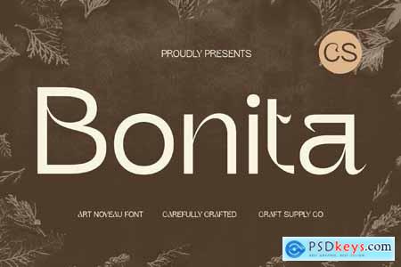 CS Bonita  Art Nouveau Font