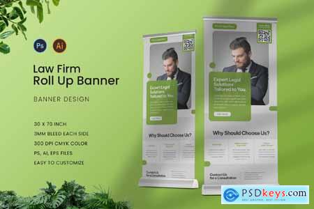 Law Firm Roll Up Banner