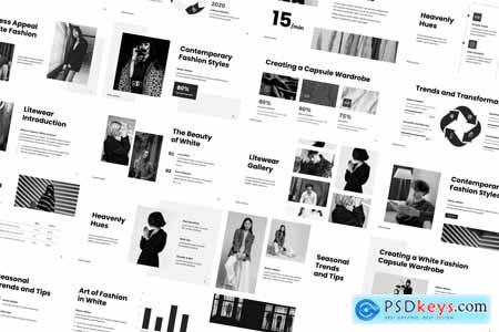 Fashion Black and White PowerPoint