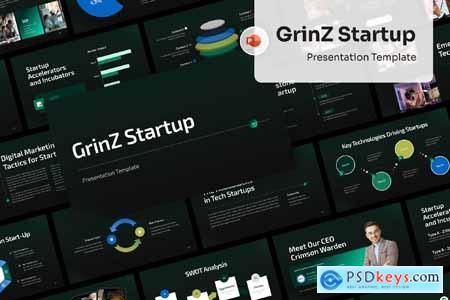 Startup Dark PowerPoint