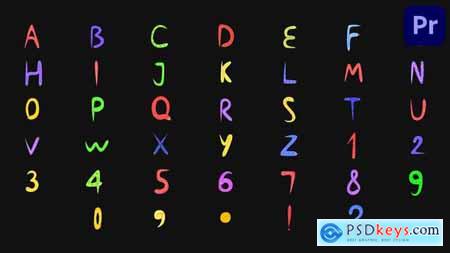 Characters Snake Alphabet Premiere Pro MOGRT 54027613