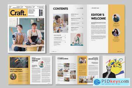 DIY Craft Magazine Template