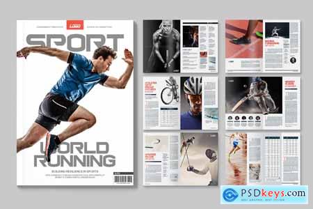 Sports Magazine Template