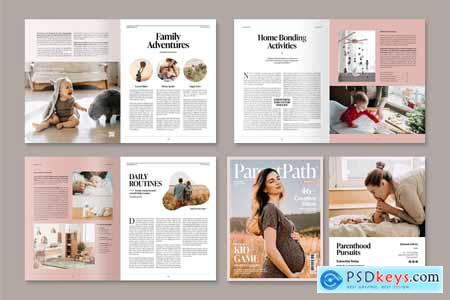 Parenting Magazine Template