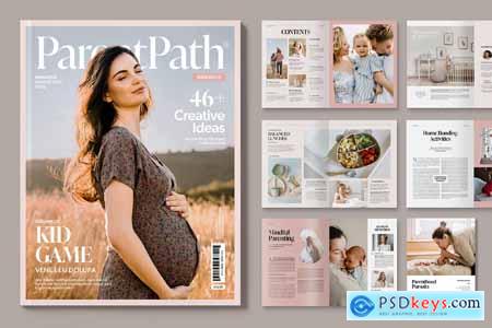 Parenting Magazine Template