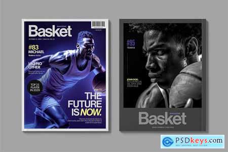 Basketball Magazine Template