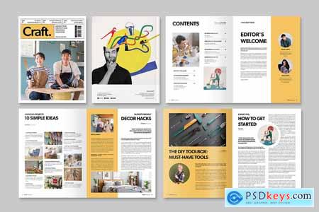 DIY Craft Magazine Template