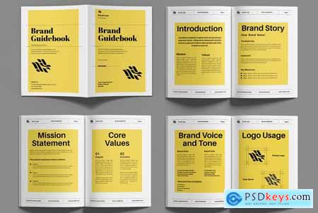 Brand Guide Book Template