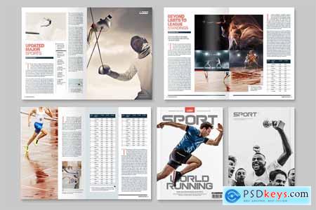 Sports Magazine Template