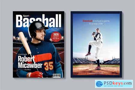 Baseball Magazine Template