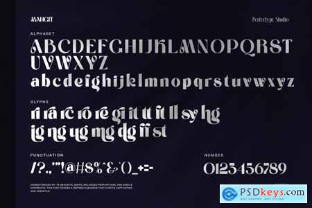 Mahgit Elegant Ligature Serif Font