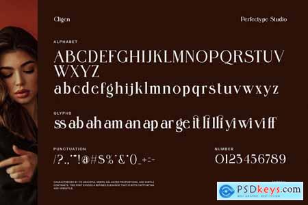 Cligen Elegant Serif Font