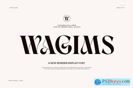 Wagims Unique Serif Font