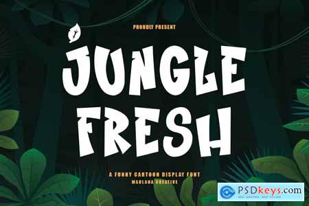 Jungle Fresh Funny Cartoon Display Font