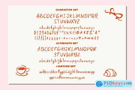 Piegasera Handwriting Font