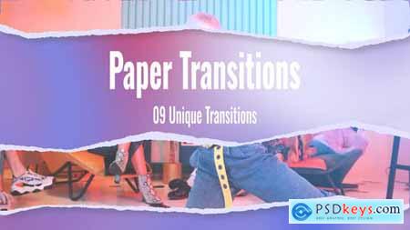 Paper Transitions Premiere Pro MOGRT 54150904