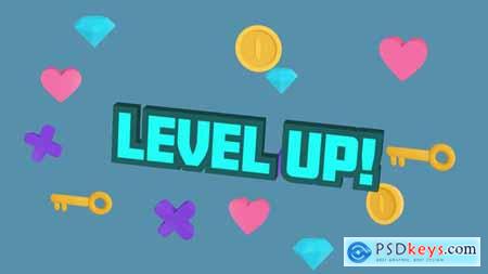 Level Up Fun Gaming Title 54186163