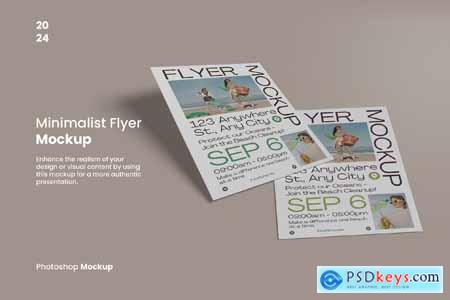 Minimalist Flyer Mockup