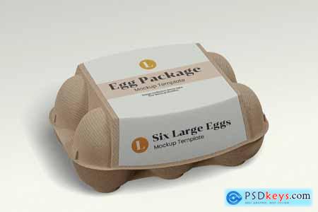 Ecological Egg Packaging Mockup