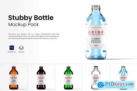 Stubby Bottle Mockup Pack