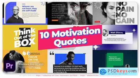 10 Motivation Quotes - Adobe Premiere 54116351