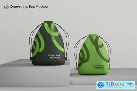 Drawstring Bag Mockup