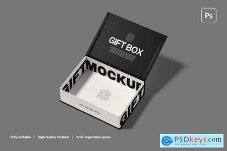 Gift Box Mockup