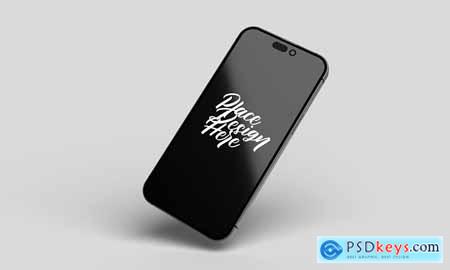 Phone Screen Display Mockup